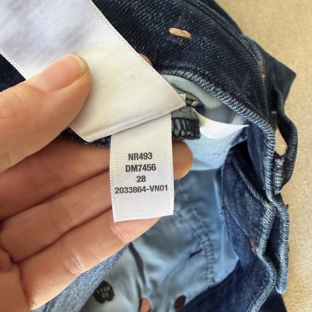 MADEWELL Kick Out Full Length Jeans Size 28 - Picture 4 of 12